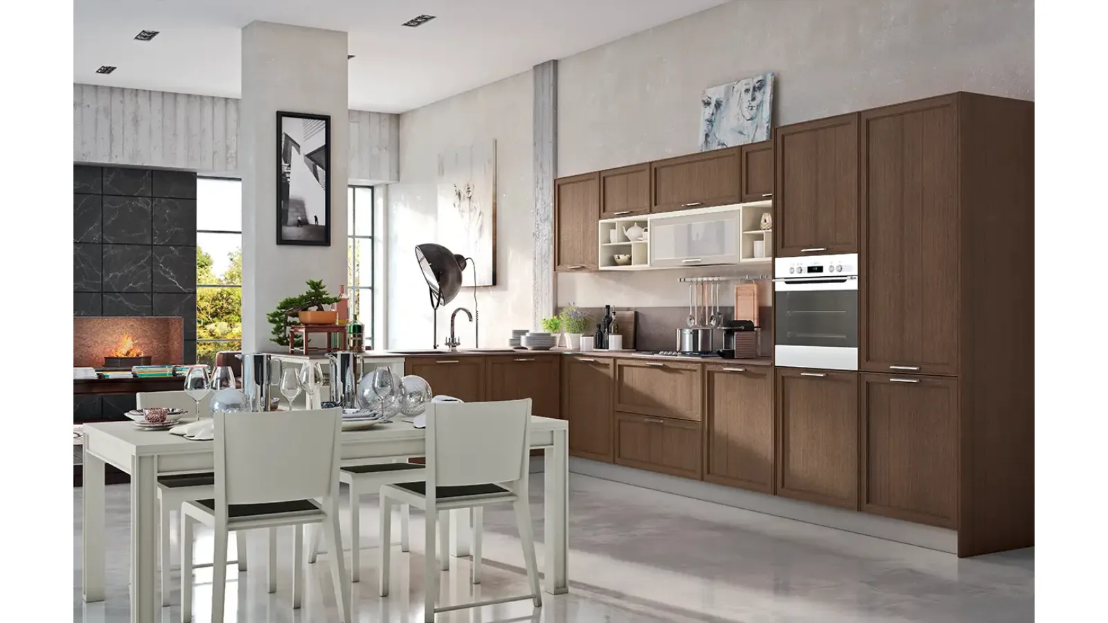 Cucina Melograno Cucina composizione 07 di Le Fablier