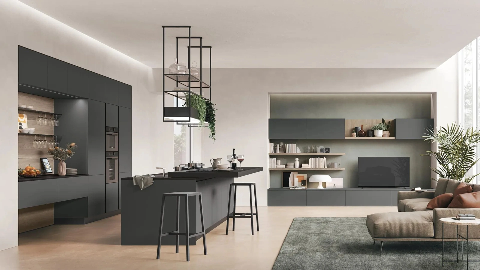 Cucina Moderna con isola Young 07 di Stosa