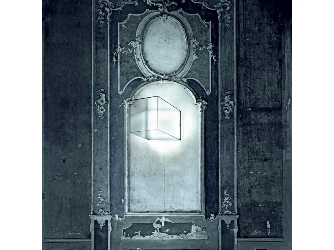 Contenitori a vetrina in cristallo con serratura Heigh Ho di Glas Italia
