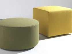 Tondo e Quadrato Pouf