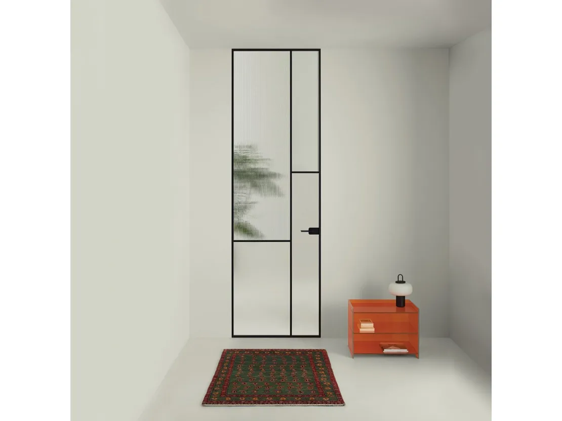 Porta per interni Sherazade Swing Plain Patchwork di Glas Italia