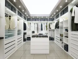 Cabina Armadio Tamburata in laccato bianco opaco