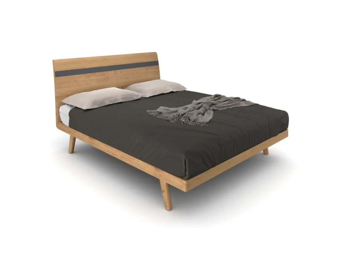 Letto Berlino in legno di rovere di Le Fablier