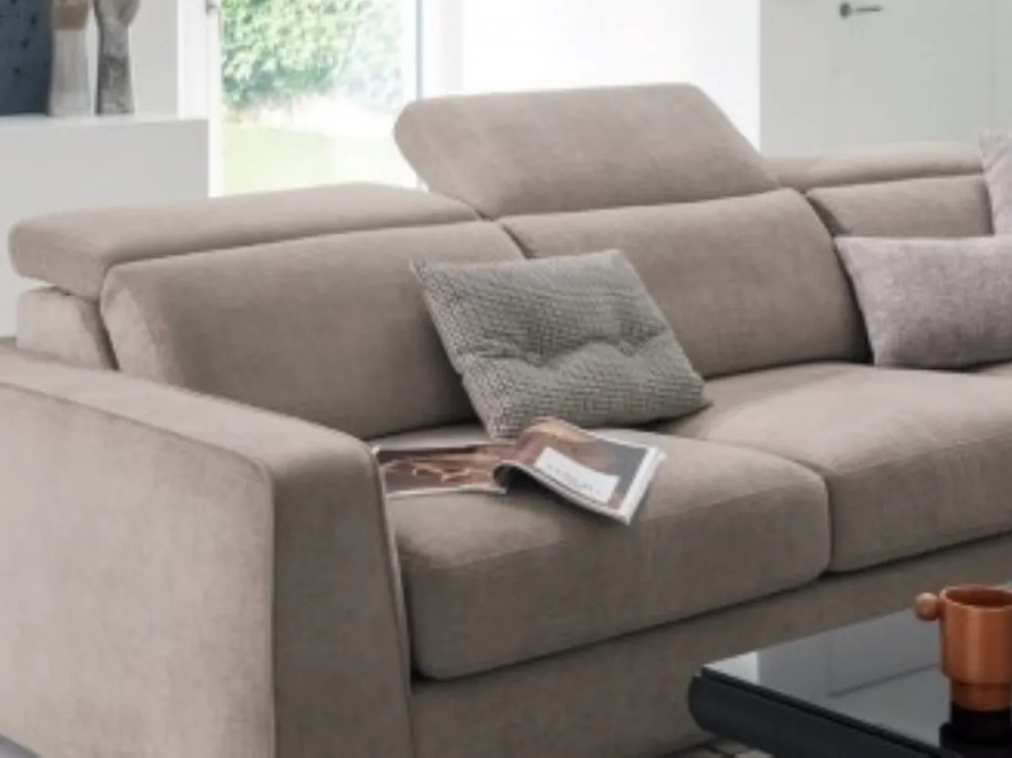 Divano con schienale regolabile Cast di Calligaris