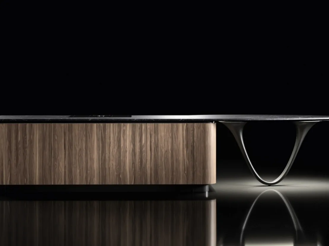 Cucina Design con isola Ola 01 di Snaidero