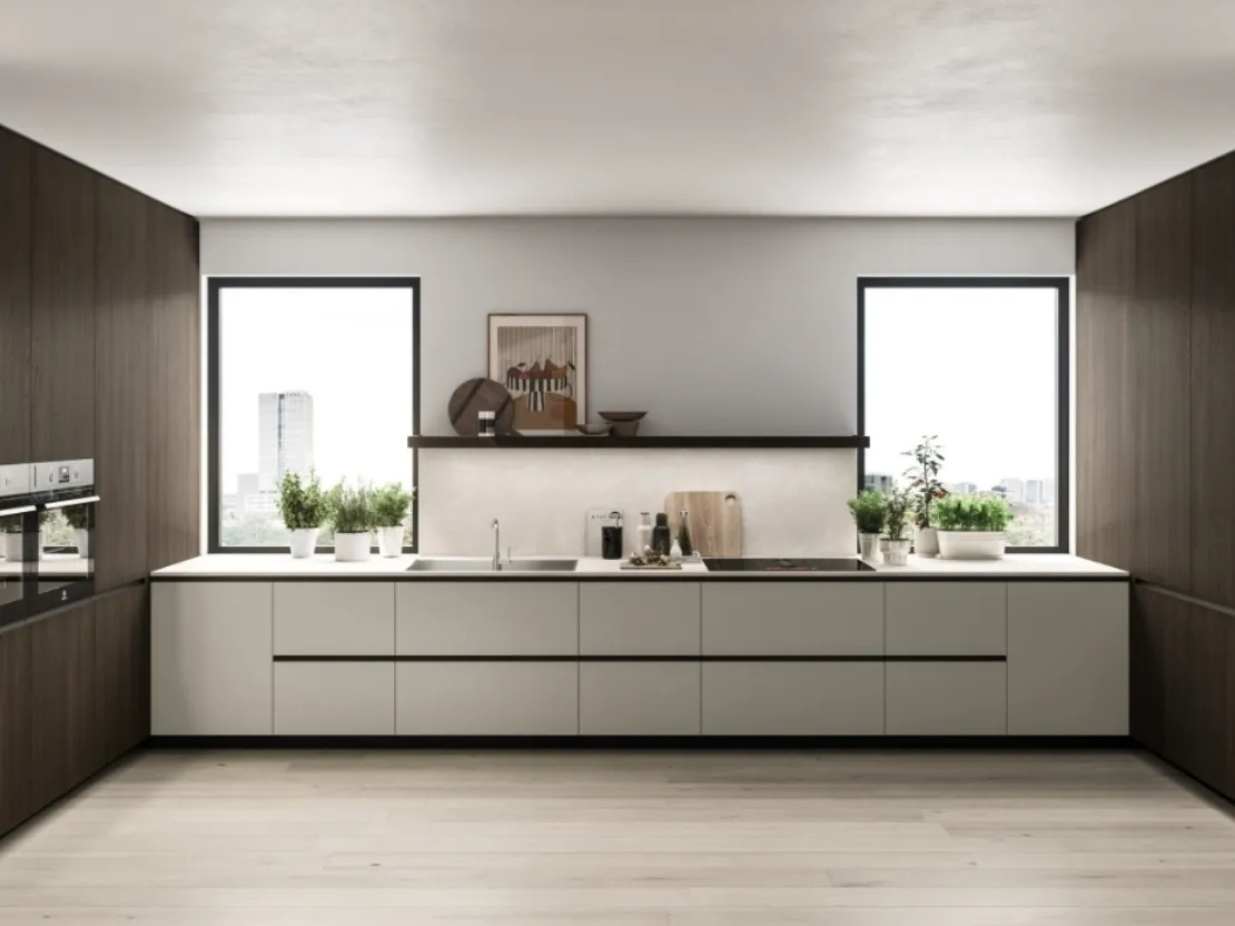 Cucina Moderna angolare Folio 01 di Snaidero